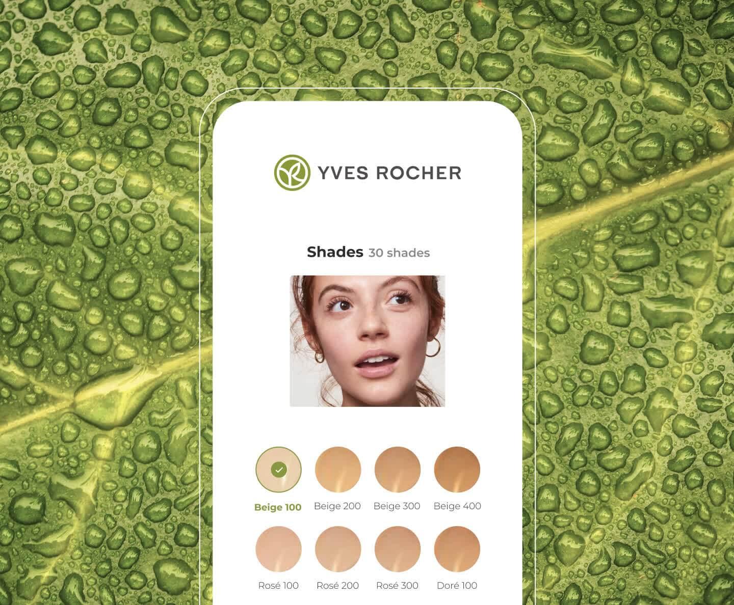 Yves Rocher - mobile application