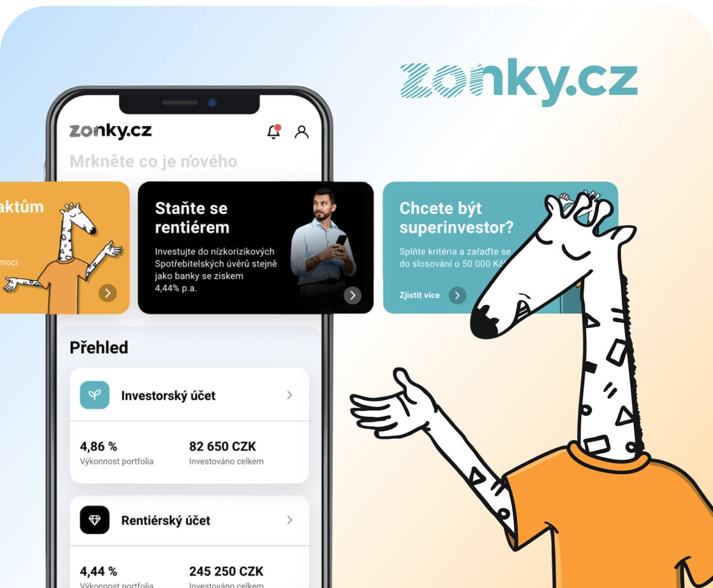 Redesignovali jsme známou P2P platformu Zonky